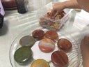 南京雨花石原石天然鹅卵石花盆多肉铺面鱼缸五彩色小石头石子碎石朴彩 圆饼状玛瑙3-5cm 实拍图