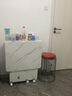 演鑫简易折叠餐桌小户型家用伸缩餐桌可移动吃饭桌子出租房用 小圆角（全仿白大理石纹） 120cm *60cm*77cm【升级加厚板材】 实拍图