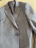 渊捷 （上门量体）（量身定做）手工量身定做男西服套装定制休闲羊毛西装订做结婚礼服商务工作服 浅灰色 支持免费修改 实拍图