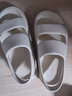 优调 凉鞋女厚底踩增高踩屎感防滑防臭外穿户外沙滩鞋夏季 白色 37 (235mm) 实拍图