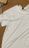 真维斯（JEANSWEST）夏季新款纯色短袖青少年学生打底上衣简约风宽松休闲百搭情侣装 白色 XL(体重130斤-150斤) 晒单实拍图