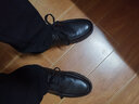 金利来男鞋秋季新款商务休闲鞋英伦正装皮鞋男软底真皮圆头系带鞋子男士 厚款皮里533730809ALE 37 实拍图