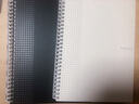 LIHIT LAB.日本LIHIT LAB.喜利HIRAKUNO方格活页线圈本简约大方记事本笔记本商务办公用品学生文具 B5白 实拍图