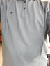七匹狼长袖t恤男固色简约秋季翻领纯棉polo保罗衫男装商务纯色打底衫 灰蓝-3.0升级纯棉固色 3XL 185/100A(XXXL) 实拍图