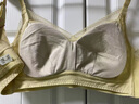 华婷露（Huatinglu）0.2cm小胸超薄四季款兔耳朵内衣无痕收副乳防下垂大码美背文胸罩 细肩带-香黄色 M (适合75ABC罩杯,95-110斤) 实拍图