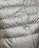 无印良品 MUJI 女式 便携式 无领 羽绒背心BDC30C2A舒适轻薄保暖蓬松马甲  黑色 XL 实拍图