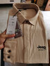 JEEP SPIRIT吉普衬衫男长袖衫春秋季工装衬衣上衣中青年翻领百搭宽松休闲外套 1916 卡其色 L （建议100斤-115斤） 实拍图