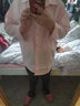 欧贝汐中长款白衬衫女春夏春秋冬季高腰韩版宽松气质仙女范收腰显瘦衬衣 藕粉色 XL 实拍图