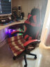 非洲鹰 电竞椅电脑椅 游戏椅 椅子家用 办公椅 可躺 网吧网咖座椅靠背椅 红色（带脚拖） 尼龙脚 实拍图