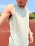安踏（ANTA）速干背心丨男透气运动跑步2025夏季健身无袖上衣晨练服篮球坎肩 【背心+裤子】黑黑 L (175) 建议130-150斤 实拍图