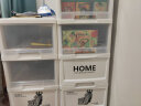 禧天龙免安装儿童收纳柜床头柜抽屉式储物柜简易衣柜零食收纳箱 5层斑马 实拍图