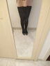 浪莎（LangSha）打底裤袜女棉裤加绒加厚冬季外穿显瘦黑色肉色高腰保暖踩脚连裤袜 500克连袜黑色零下-5-20℃ 1条 实拍图