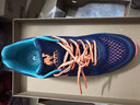 骆驼飞线运动鞋情侣越野跑步鞋女鞋耐磨透气减震运动男鞋 CSS2210032，靛蓝色，男 43 实拍图