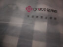 洁丽雅（grace）毛巾被纯棉单人双人纱布盖毯午睡毯子毛毯空调被学生夏凉被新疆棉 小格子-浅兰 200*230cm【一等品】100%纯棉 实拍图