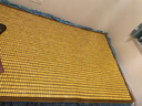 黛安居麻将凉席竹席子麻将席 双人夏天单人宿舍学生可折叠块竹垫空调席 糯米双牛筋-窄边包边款 单床席 适用1.35米床 135cm*195cm 实拍图