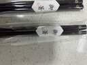川岛屋日式樱花筷子家用实木高档家庭用快子木质网红防滑筷子套装 实拍图
