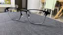派丽蒙（PARIM）近视眼镜框男钛架眼镜可配度数防蓝光商务方型半框眉条镜架83614 B1-亮黑色 1.67防蓝光镜片（建议0-500度） 实拍图