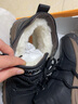 卡帝乐鳄鱼（CARTELO）男士加绒棉鞋大码棉靴冬季加厚羊毛男靴雪地靴男9321 38 黑色 实拍图