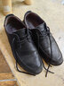 CLOHOO皮鞋男士春夏季真皮商务休闲舒适透气软底正装百搭驾车豆豆鞋子男 黑色 41 [皮鞋码] 实拍图