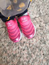 巴布豆（BOBDOG）毛毛虫童鞋秋冬季男童软底休闲鞋儿童运动鞋女 玫红（镂空） 29 适合脚长17.8cm 实拍图