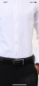 南极人衬衫男纯色长袖商务衬衫男士棉质舒适衬衣外套修身白衬衫男5XL 实拍图