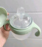 爱咔威（igroway）硅胶鸭嘴杯IKV婴幼儿水杯吸管杯6个月大宝宝学饮 160ml 浅草绿 晒单实拍图