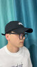 千牧朗帽子男女韩版时尚棒球帽软顶帅气显脸小防晒鸭舌帽户外休闲遮阳帽 黑色 实拍图