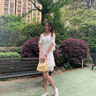 拉夏贝尔（La Chapelle）短袖连衣裙女装春夏新款2026小个子温柔风气质显瘦碎花夏天裙子 图片色 L 实拍图