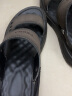 卡帝乐鳄鱼凉鞋男夏季透气外穿沙滩鞋男士洞洞鞋软底凉拖鞋男 1228 灰色 39 实拍图