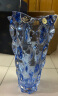 BOHEMIA 捷克进口水晶玻璃花瓶 彩色新年红家居欧式轻奢客厅茶几摆件 桑巴蓝色花瓶305mm 晒单实拍图