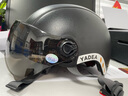 雅迪电动车新国标3C头盔 电瓶车头盔摩托车自行车头盔四季男女通用 3C新国标头盔 黑色（赠品茶色短镜片） 实拍图
