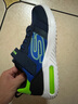 Skechers斯凯奇儿童运动鞋春秋女童魔术贴休闲鞋中大童轻质跑步鞋303601L 403723L海军蓝色/柠檬色/NVLM 37 实拍图