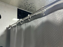 蓓柅高档纯色浴帘防水布浴室帘卫生间加厚涤纶洗澡间帘子淋浴隔断挂帘 银灰色 宽150*高180cm 实拍图