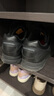 斯凯奇（Skechers）父亲节礼物|男鞋夏季商务休闲皮鞋流行正装鞋软底缓震舒皮鞋 黑色/BLK 44 实拍图