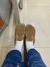 Devo软木拖鞋女秋冬季舒适包头拖鞋勃肯鞋女士拖鞋3624 黄棕反绒皮（双扣升级版） 39 （建议拍小一码） 实拍图