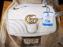 古驰（GUCCI）女包 Marmont马蒙牛皮链条单肩包GG酷奇经典斜挎包包女士 mini 黑色 16.5cm 酷奇女包 七夕情人节礼物 实拍图