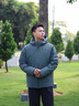 KOLON SPORT/可隆轻量羽绒服 男子户外冬季防风防水连帽高蓬鹅绒夹克- LHDJ4WN185-DG 深绿色 XL (180/100A) 实拍图