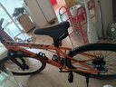 兰令（RALEIGH） 山地车自行车铝合金车架变速油碟减震成人男青少年学生通勤单车 探险家 活力橙 27速 线碟 铝架 26英寸（适合身高155-185cm） 实拍图