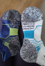 悍将（HNK）COOLMAX专业马拉松跑步袜子男女速干排汗抑菌防臭高弹户外运动袜 深蓝（无烫标）-1双装 M 实拍图