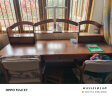 风叶青青北欧实木双人书桌中小学生学习桌长条桌成人写字办公桌家用写字桌 实木单桌+16升降椅*2（胡桃色） 1.8米 实拍图