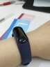 毕亚兹 小米手环3/4腕带 替换带新款手环腕带配件 智能运动手环 蓝色 实拍图