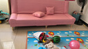 骁诺沙发客厅折叠沙发床两用小户型简易出租房布艺沙发卧室懒人沙发 少女粉【加宽加厚海绵】 2.0米四人位+俩抱枕 实拍图