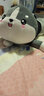 元氣小猴 软体哈士奇公仔大号抱枕陪睡毛绒玩具二哈玩偶布娃娃长条女生睡觉抱男生女孩女友生日礼物圣诞节 余生有你 80厘米 实拍图