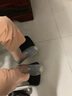 娴妃老北京布鞋女春季新款一脚蹬懒人平底软底单鞋透气帆布鞋妈妈女士 黑条纹 38 实拍图