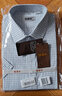 恒源祥男士短袖衬衫夏季薄款格子纯棉商务休闲上班职业工装中年宽松衬衣 WR78401-D 39 （170/88A） 实拍图