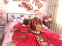 红妆饰佳 秀禾服2025新款新娘结婚敬酒服中式婚纱礼服小个子龙凤褂 3269无钻款 2XL 实拍图