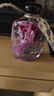 绿速 永生花浮游花浮游瓶创意艺术摆件植物标本干花永生花礼盒闺蜜女 紫色-浮游花艺术摆件 实拍图