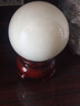 汉白玉 萤石夜明珠原石夜光球夜光石冰洲石摆件 超亮 直径5厘米(蓝光) 实拍图