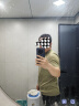 布先生明星同款可机洗毛T羊毛短袖毛衣男士针织打底衫 【小高领】矿石灰 XL (180) 实拍图