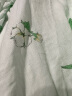 全棉时代女士睡衣女家居服套装双层纱布纯棉透气 绿底春意 165  晒单实拍图